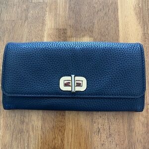 Michael Kors navy blue Sullivan wallet